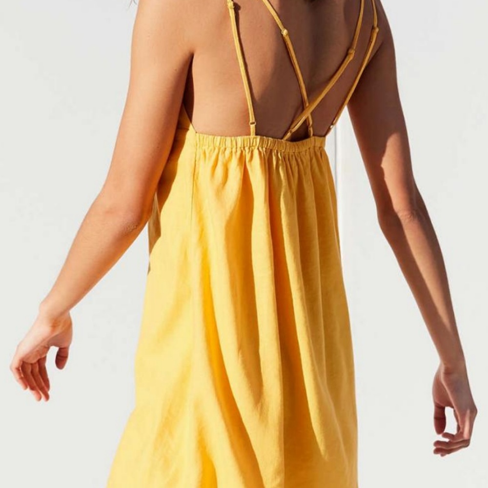 Casual summer dress with strappy back (worn once)
